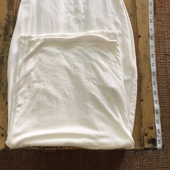 NWT NAKED WARDROBE STRETCH WHITE BODYCON MIDI DRESS M - Picture 9 of 15